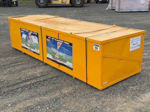 EXEQ C4040S 40 ft x 40 ft x 15 ft Container Shelter (Unused)