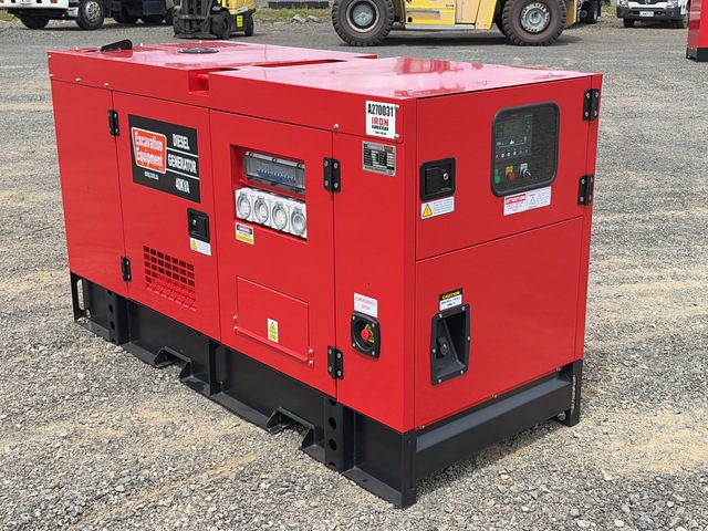 2025 EXEQ 40-3 40 kVA Skid-Mounted Generator Set (Unused)