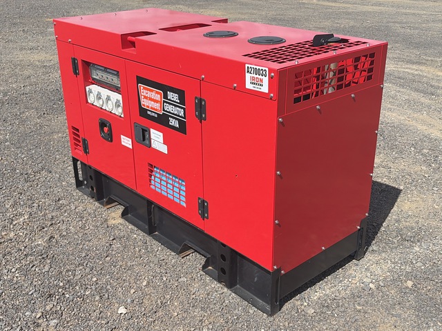 2024 EXEQ 25-1 25 kVA Skid-Mounted Generator Set (Unused)