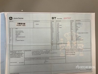 2014 John Deere 7250R 4WD-tractor