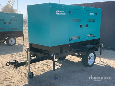2026 Cummins CS110-6 110 kVA Mobile Generator Set (Unused)