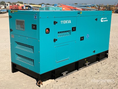 2026 Cummins CS110-6 110 kVA Skid-Mounted Generator (Unused)