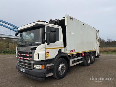 2017 Scania P 280 6x2 Camion Benne A Ordure Menagere Waste Collection Truck