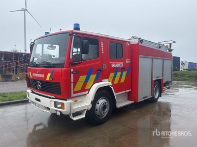 1995 Mercedes-Benz 1124F 4x2 Crew Cab Fire Truck