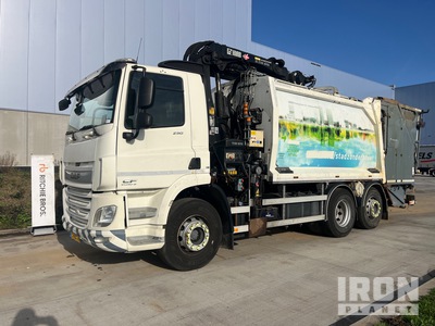 2015 DAF CF290 6x2 Crane Mounted Waste Collection Truck