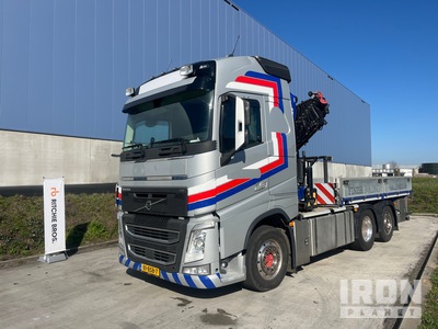 2021 HMF 3220K-RCS Knuckle Boom on 2021 Volvo FH420 6x2 Sleeper Sattelzugmaschine mit Kran