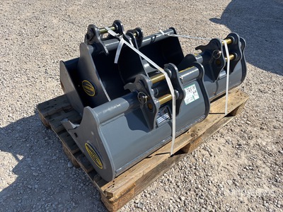 Quantity of (4) Strickland Excavator Bucket - Fits Kubota K15