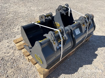 Quantity of (4) Strickland Excavator Bucket - Fits Kubota K15