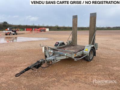 Hubiere PR1601 870 kg S/A Remorque 1 Essieu Geräteanhänger