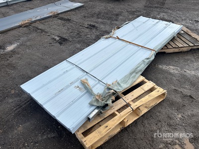 Quantity of (100) 2025 SKLP SKL100 9 ft 10 in x 3 ft Galvalume Steel Sheets Materiale edile (Unused)