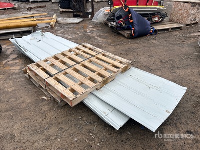 Quantity of (100) 2025 SKLP SKL100 9 ft 10 in x 3 ft Galvalume Steel Sheets Materiale edile (Unused)