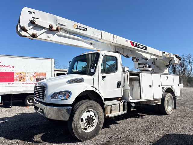 2023 Terex Optima-TC55 55 ft on 2024 Freightliner M2 106 4x4 Bucket Truck