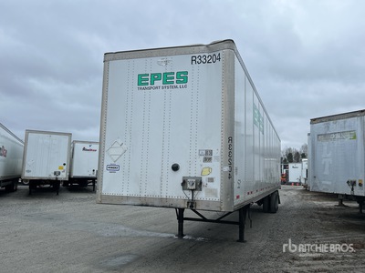 2012 Wabash 53 ft x 102 in T/A DVCVHPC Remolque de furgoneta