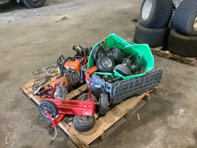 Quantity of Chains Saws & Lawn Mower Components