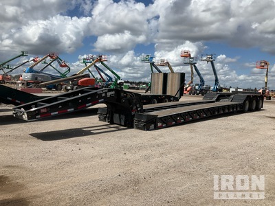 2023 Trail King TK110HDG 110000 lb Tri/A Removable Gooseneck 低床トレーラー