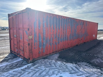 Quantity of Traffic Control Devices w/40 ft Shipping Container