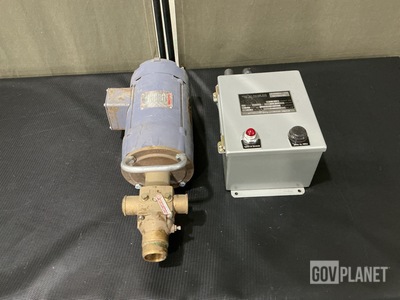 (4) Koehler-Dayton 145205-2 Sewage Pump/Controllers w/Baldor DC Motors