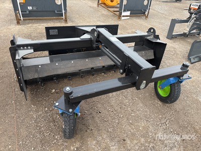 GIYI GY-PR71 71 in Skid Steer Power Rake - Fits GIYI PR71 (Unused)