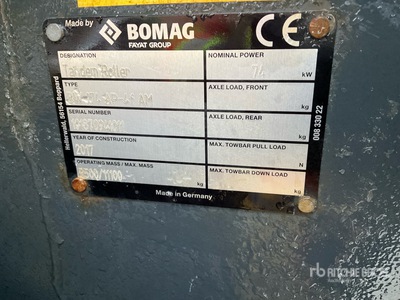 2017 Bomag BW174AP-4F AM مدحلة ذات اسطوانتين