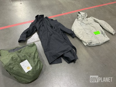 (7) All-Weather Coats, (11) Extreme Cold Weather Parkas & Assorted Items