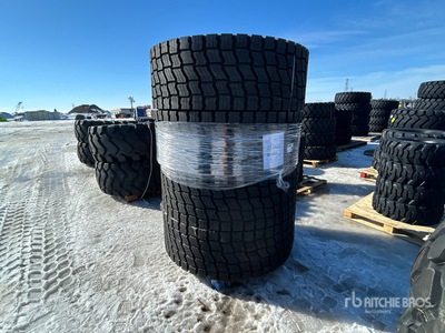 Quantity of (4) Beaver 23.5R25 Radial Tires (Unused)