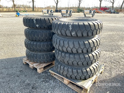 Quantity of (4) Nokian 10.00-20 ARMOR GARD Wheels (Unused)