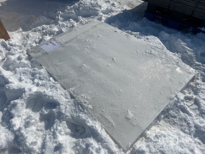 Quantity of (10) Clear Acrylic Plexiglass Sheet - 6ft x 4ft, 1/8in