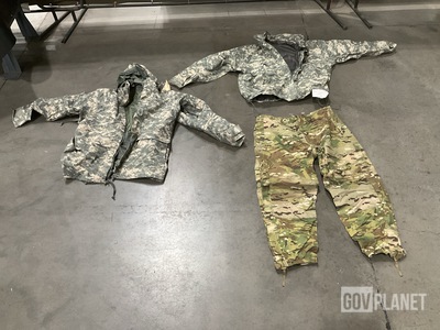 (1) Cold Weather Parka, (7) Wet Weather Jackets & Assorted Items
