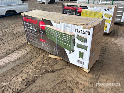 2026 Siebel P72150G 6 ft 7 in 15-Drawer Tool Werkbank (Unused)