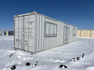 2025 40 ft High Cube Multi-Door Storage Container