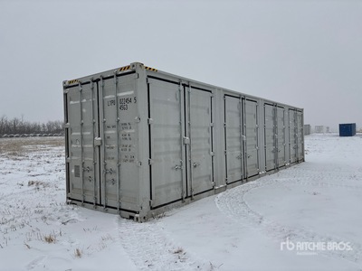 2025 40 ft High Cube Multi-Door Storage Container