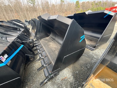 Rockland ZW370BK_7.3GP_TS 135.8 in 7.3 cyd General Purpose Wheel Loader Bucket - Fits HItachi ZW370 (Unused)