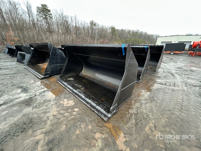 Rockland 3831161520 124 in 8.1 cyd Light Material ホイールローダー用バケット - Fits HItachi ZW370 (Unused)