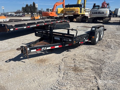 2015 PJ Trailers 16 ft T/A Rimorchio per attrezzatura