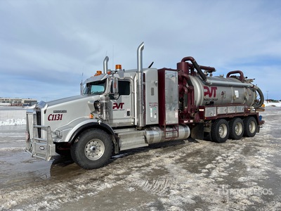 2015 Foremost on 2015 Kenworth T800 8x6 Sleeper Combination Wash/ Vacuum Tanker Truck