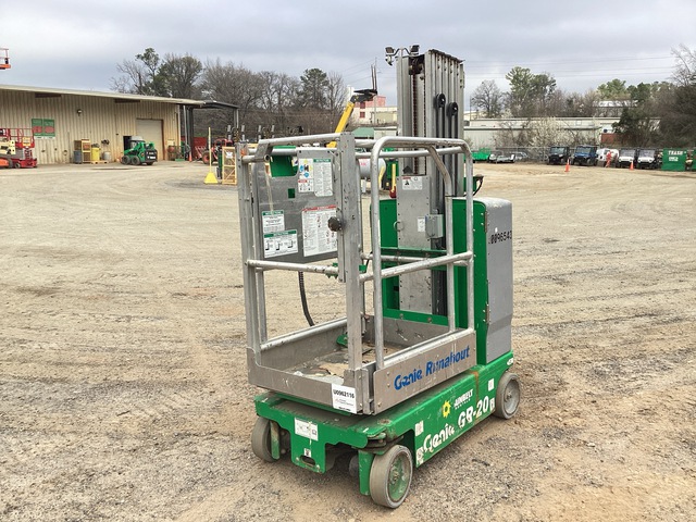 2018 Genie GR-20 Vertical Mast Lift 2018 Genie GR-20 Vertical Mast Lift