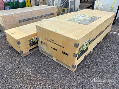 2026 EMC CG2541-H305 Double Garage Metal Warehouse Shed (Unused)