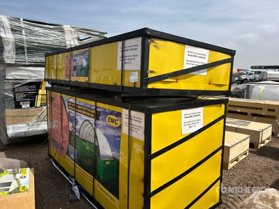 2026 EMC C404015D 40 ft x 40 ft Double Truss Container Shelter Edificio de almacenaje (Unused)