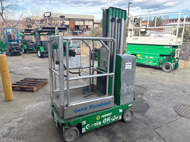 2016 Genie GR-20 Vertical Mast Lift 2016 Genie GR-20 Vertical Mast Lift