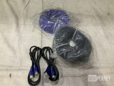 (162) Assorted Communication Cables