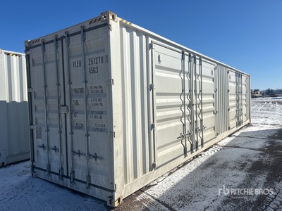 2025 40 ft High Cube Multi-Door Storage Container