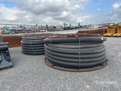 Quantity of (2) Petroflex 5 IPS 13.5 HDPE 5 in x 500 Ft Roll Flex Pipe