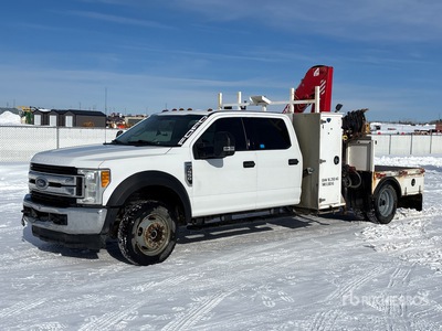 2017 Ferrari F561R A4 2340 kg Knuckle Boom on 2017 Ford F-550 XLT 4x4 Crew Cab Boom Truck
