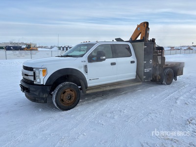 2014 Effer 65/4S Knuckle Boom on 2017 Ford F-550 XLT 4x4 Crew Cab Kranwägen