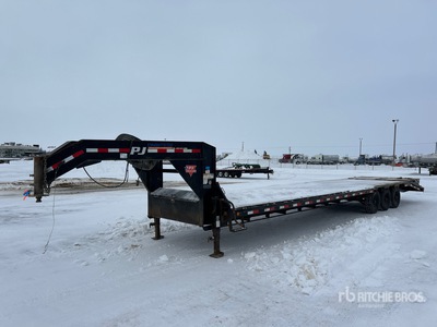 2020 PJ 36 ft Tri/A Gooseneck トレーラー