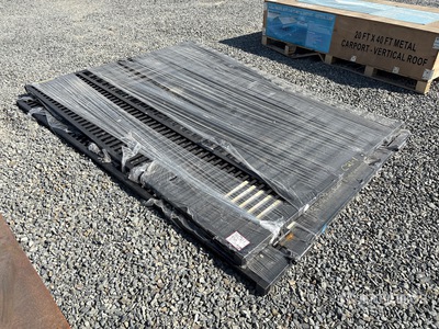 2026 SUNTOP S0720-1 9 ft x 6 ft Wrought Iron Driveway Gate (Unused)