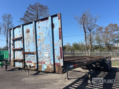 2004 Fontaine FTW-5-8048SLW 48 ft T/A Flatbed Trailer