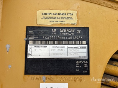 2006 Cat 140H Motor Grader