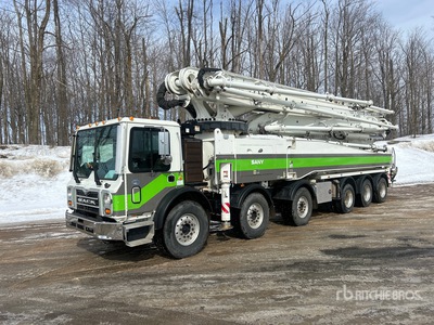 Sany SY56RZ6 56 m on 2021 Mack Terrapro 12x6 Concrete Pump Truck