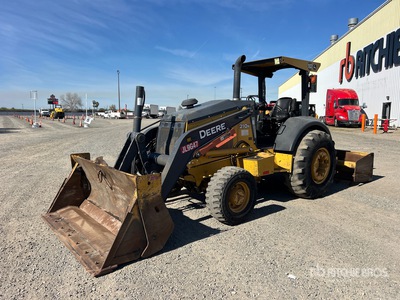 2015 John Deere 210K 4x4 Pala gommata per cura del verde